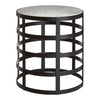 Marble Grid Side Table