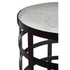 Marble Grid Side Table