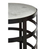 Marble Grid Side Table