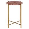 Pink Quartz Elegance Side Table