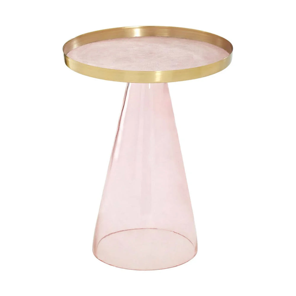 Golden Pink Luxe Acrylic Table