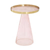 Golden Pink Luxe Acrylic Table