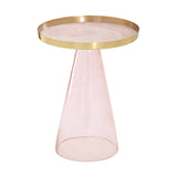 Golden Pink Luxe Acrylic Table