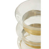 Gold Glass Side Table
