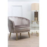 Gold Acrylic Side Table