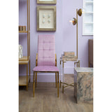 Gold Acrylic Side Table