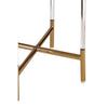 Gold Acrylic Side Table