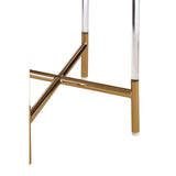Gold Acrylic Side Table