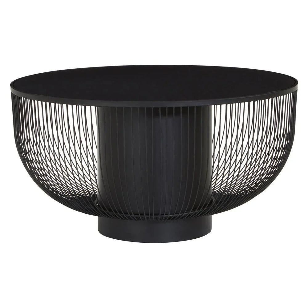 Trento Black Glass Coffee Table
