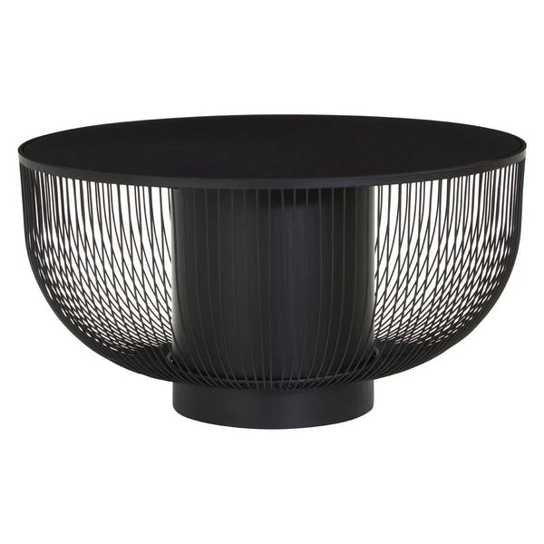 Trento Black Glass Coffee Table