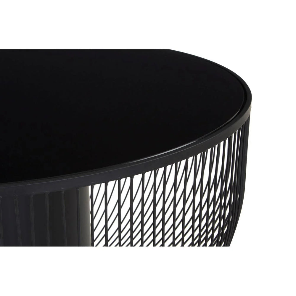 Trento Black Glass Coffee Table