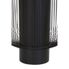 Glamour Black Glass End Table