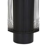 Glamour Black Glass End Table