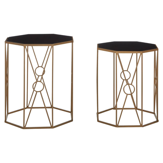 Hex Black Glass Copper End