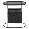Modern Grey Glass Top Side