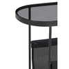 Modern Grey Glass Top Side