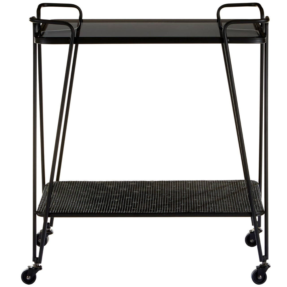 Modern Glass Serving Cart