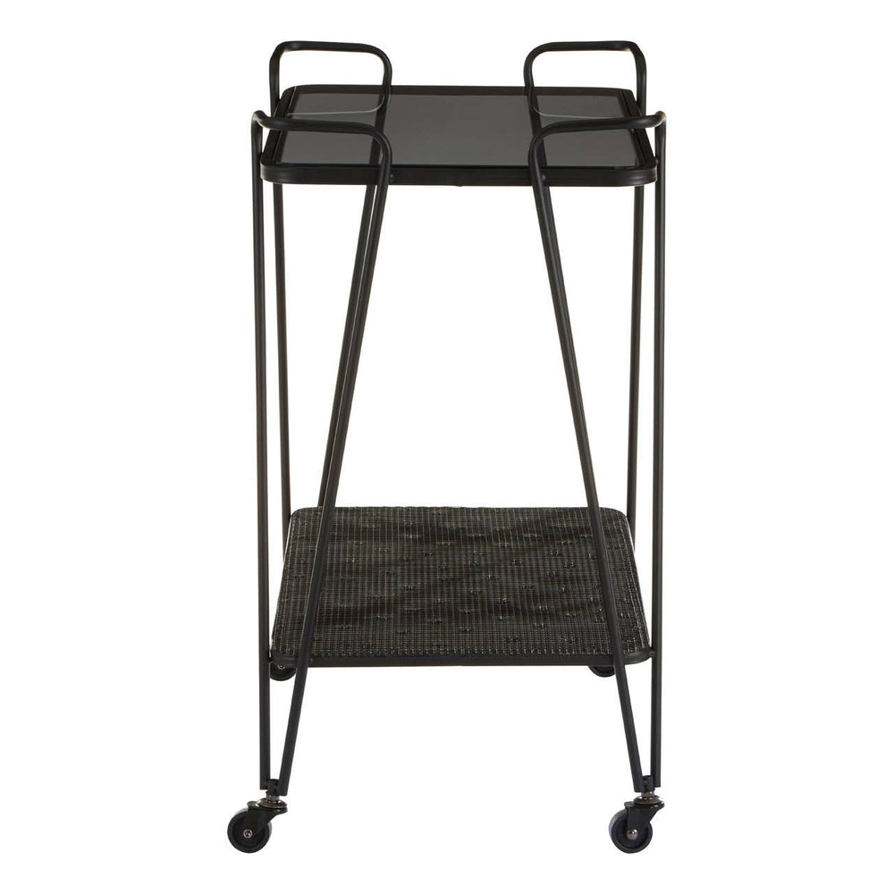 Modern Glass Serving Cart