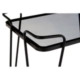 Modern Glass Serving Cart