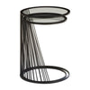 Sleek Nesting Glass Side Tables
