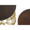 Brass & Mango Wood Tables