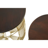 Brass & Mango Wood Tables