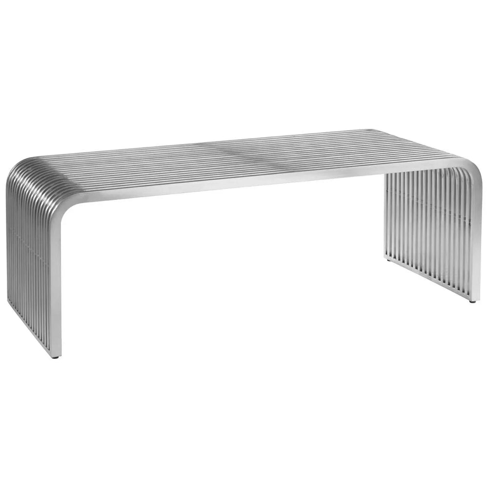 Reflective Steel Coffee Table