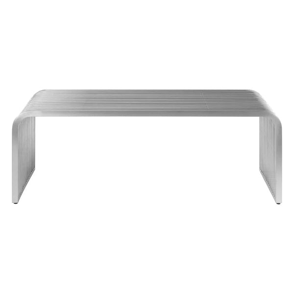 Reflective Steel Coffee Table