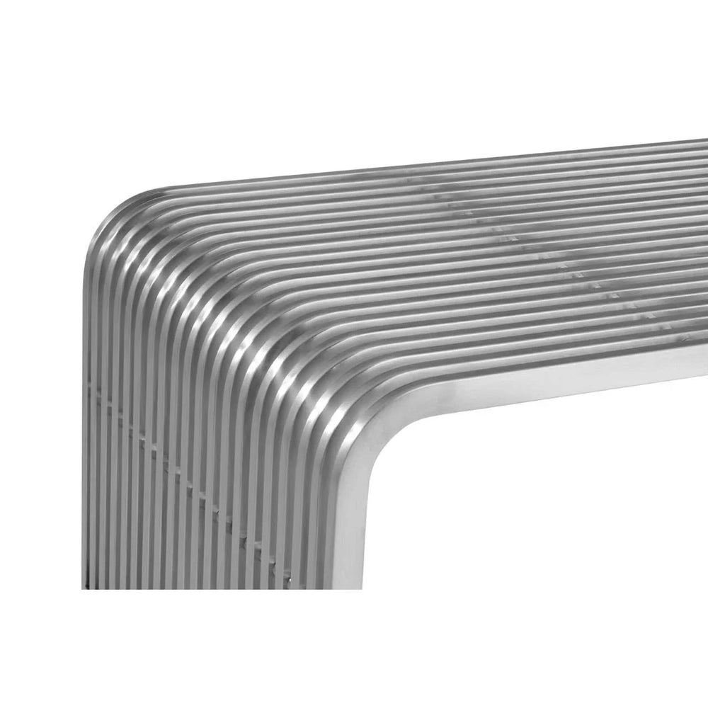 Reflective Steel Coffee Table