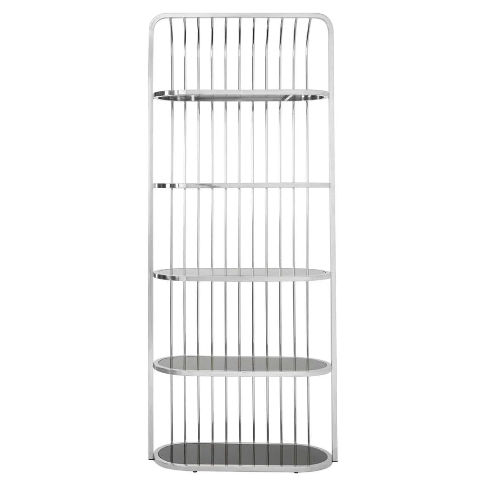 Silver Cage Bookshelf