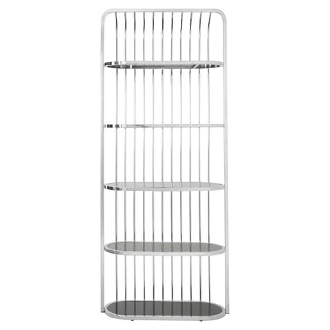 Silver Cage Bookshelf