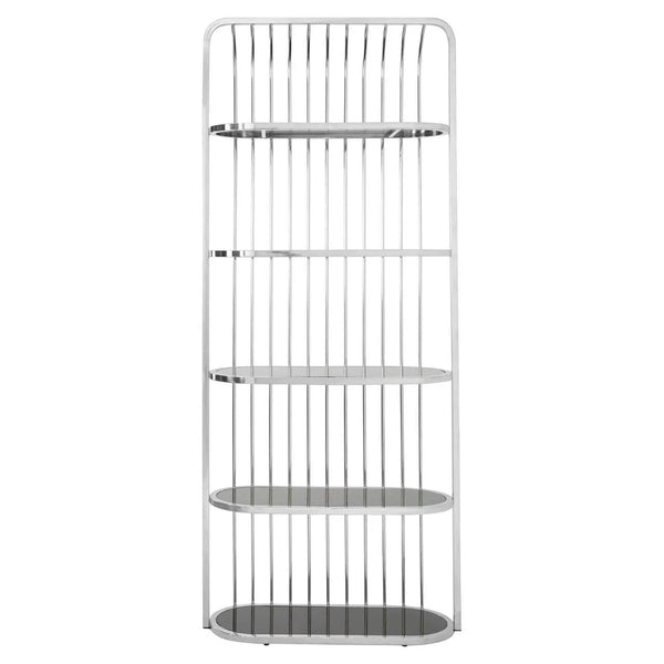 Silver Cage Bookshelf