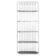 Silver Cage Bookshelf