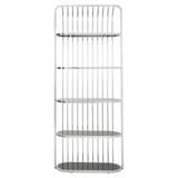 Silver Cage Bookshelf