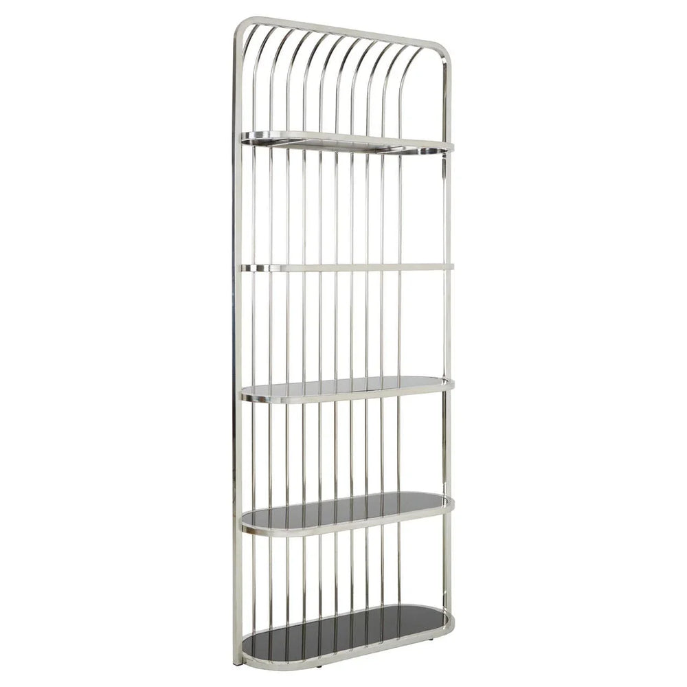 Silver Cage Bookshelf