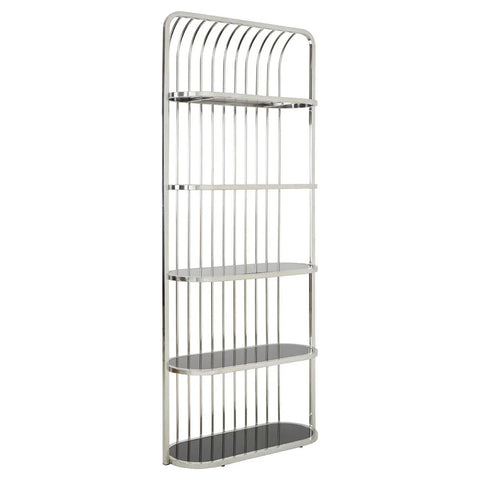 Silver Cage Bookshelf