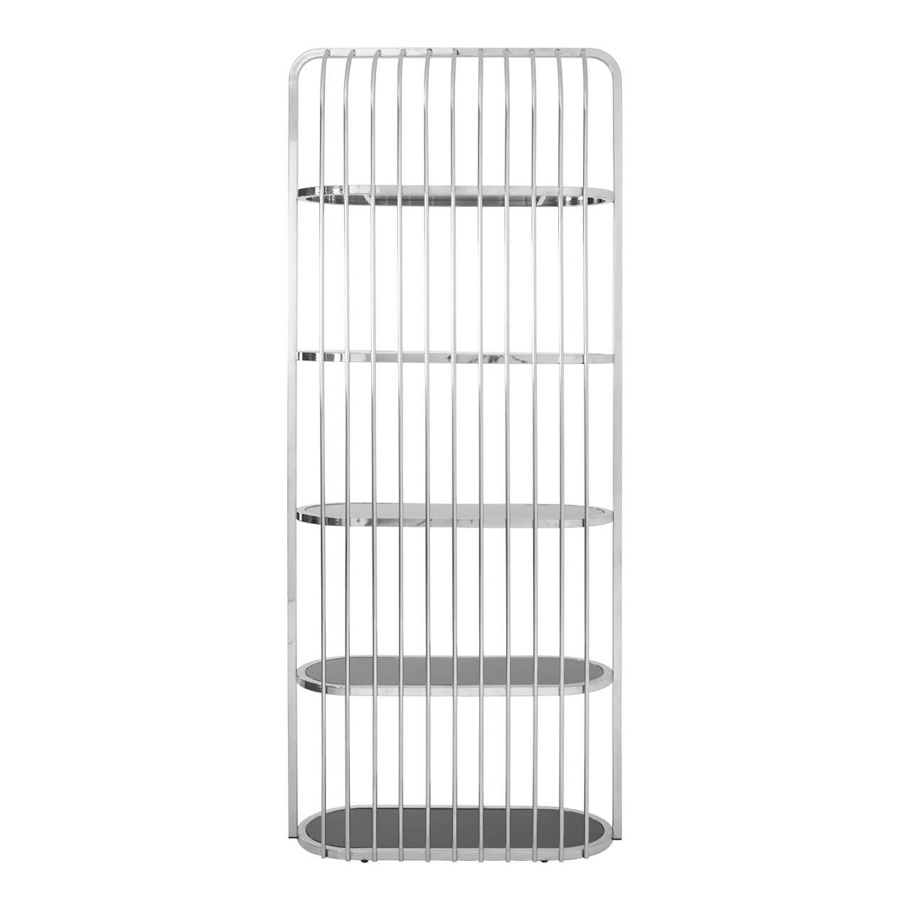 Silver Cage Bookshelf