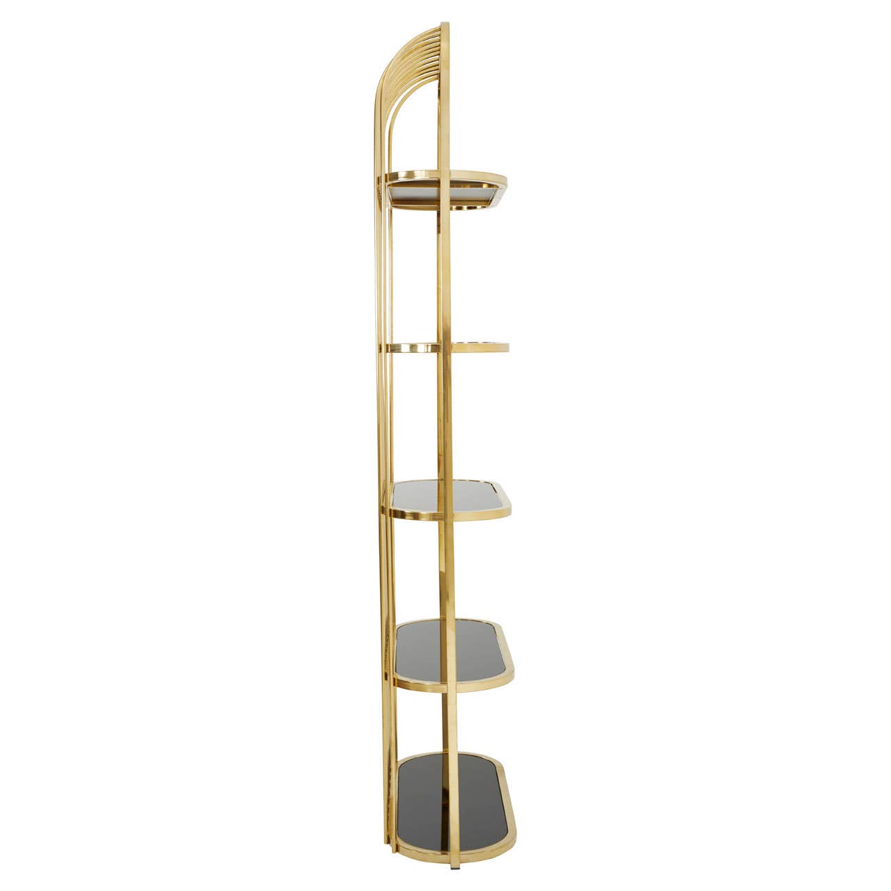 Luxe Gold Cage Bookshelf