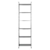 Silver Lattice Glass Bookshelf