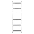 Silver Lattice Glass Bookshelf