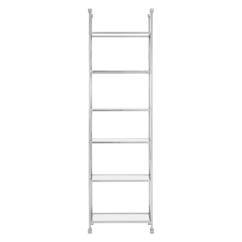 Silver Cross Glass Bookshelf