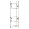 Silver Cross Glass Bookshelf