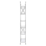 Silver Cross Glass Bookshelf