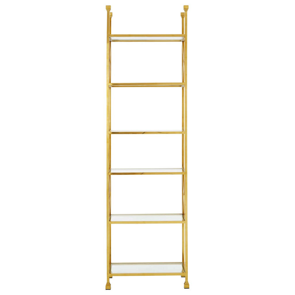 Golden Cross Glass Bookshelf