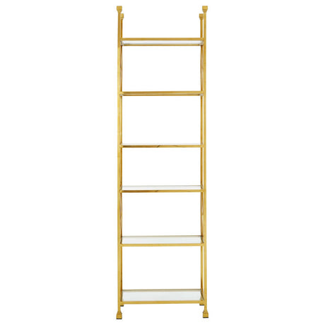 Golden Cross Glass Bookshelf
