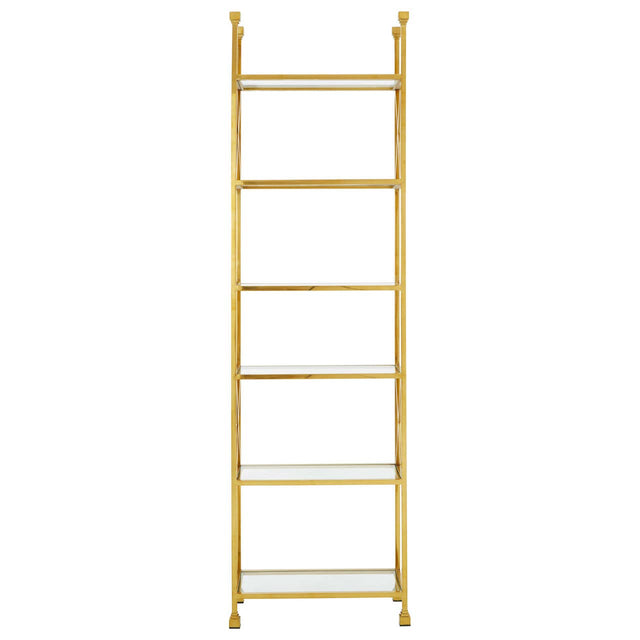 Golden Cross Glass Bookshelf