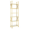 Golden Cross Glass Bookshelf