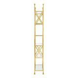 Golden Cross Glass Bookshelf