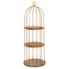 Rose Gold Birdcage Bookshelf