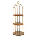 Rose Gold Birdcage Bookshelf